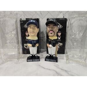 MLB 2002 Championship Subway Series Bobbleheads Roger Clemens & Mike Piazza